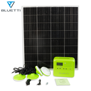 BLUETTI Pay As You Go Solar Home System Multifunctional Small Solar Panel Green Lighting