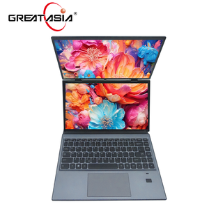Dual Display Business Laptop 2 in 1 Intel N100 14 Inch Double Touch Screen