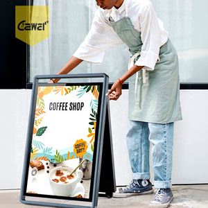 Portable Solar Panel Battery Powered Digital Poster Outdoor Digital Signage